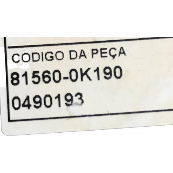 Lanterna Traseira Esquerda Toyota Hilux 12/15 Esquerdo/motorista