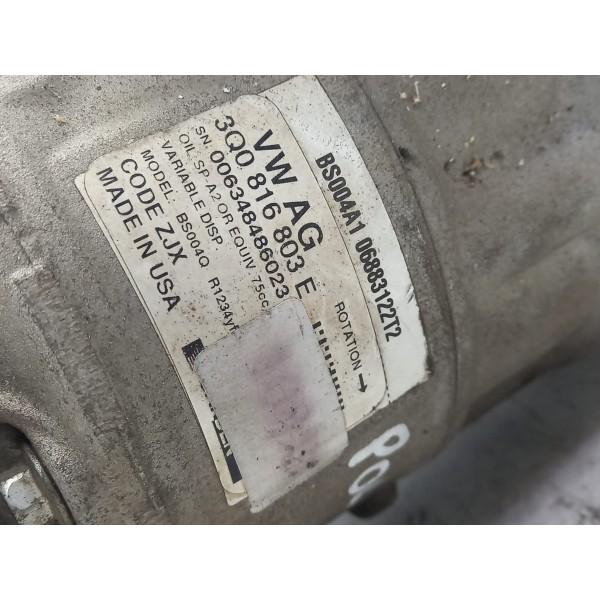 Compressor De Ar Condicionado Vw T-cross Virtus 2018 À 2022