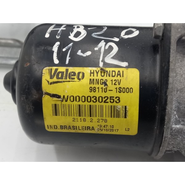 Máquina Limpador Parabrisa Hb20 2013 2014 2015 2016 17/2018