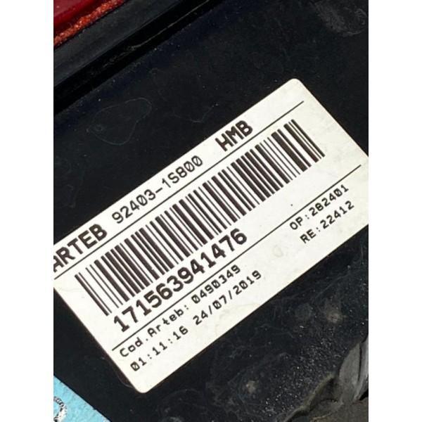 Lanterna Tampa Esquerda Hyundai Hb20 Peça Original