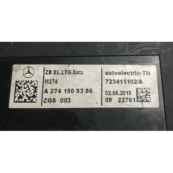 Chicote Do Motor Mercedes Benz C200 2.0 Turbo 2015 A 2019