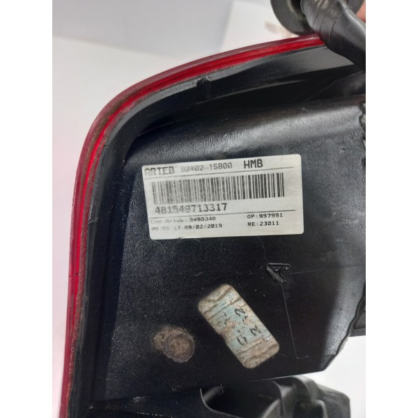 Lanterna Traseira Direita Hb20 Sedan Hy-1 2013 2014 15/2018 Direito/passageiro