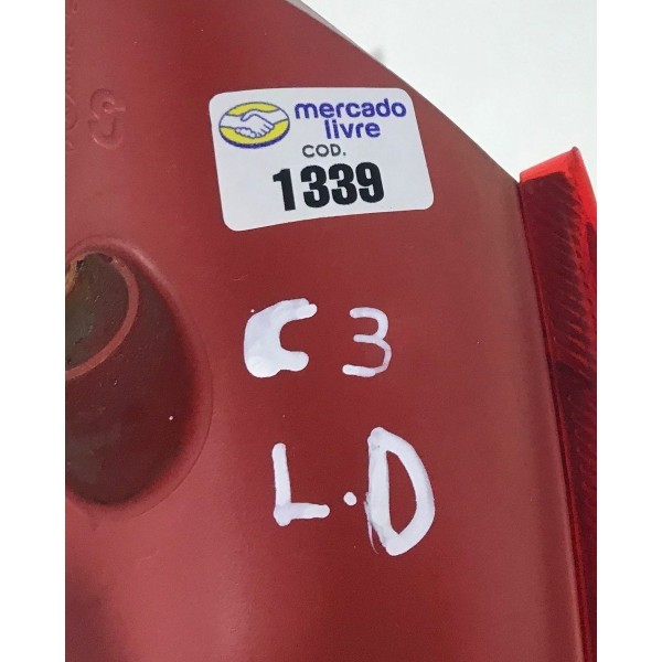 Lanterna Citroen C3 Traseira Direita 2003 2004 2005 06 2008 Direito/passageiro