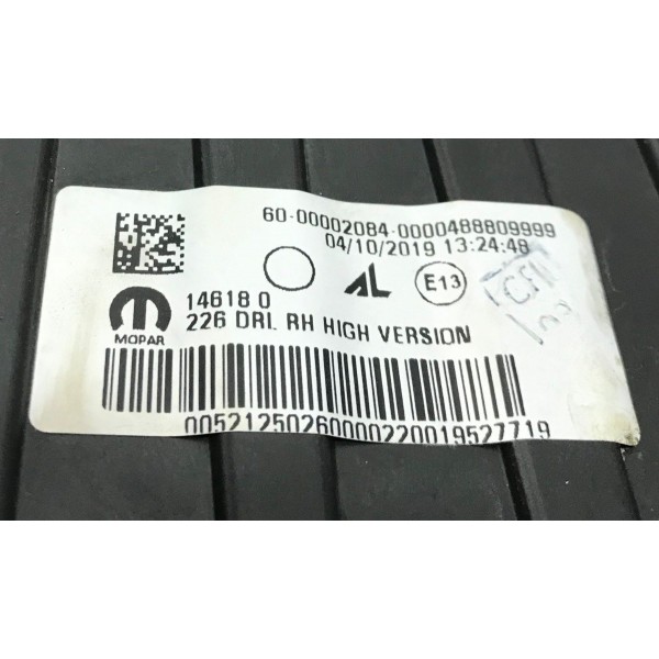 Farol Dianteiro Direito Fiat Toro Volcano 2017 2018 19/2021 - Direito/passageiro