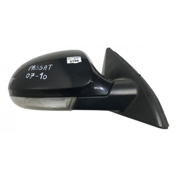 Retrovisor Lado Direito Volkswagen Passat 07/10 Com Detalhe