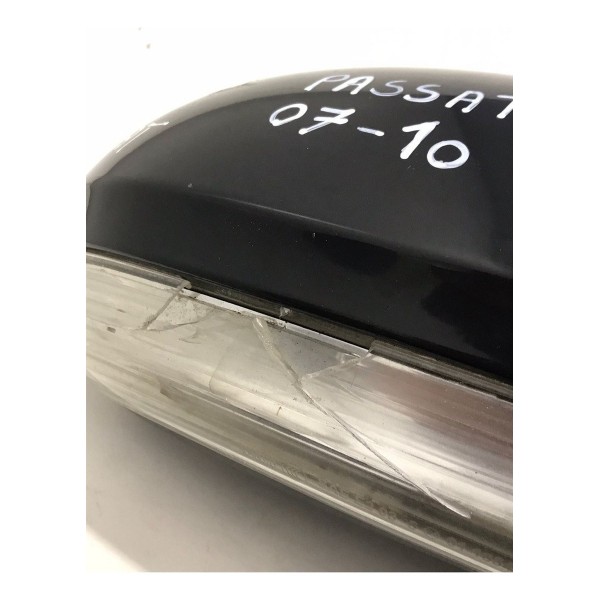 Retrovisor Lado Direito Volkswagen Passat 07/10 Com Detalhe