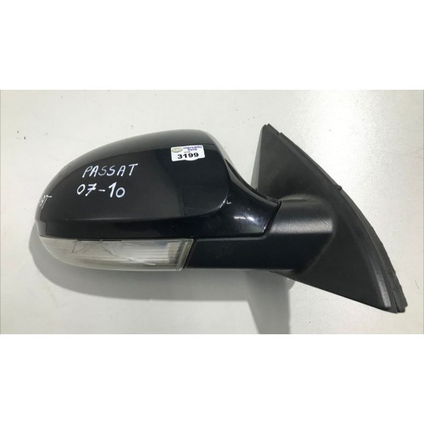 Retrovisor Lado Direito Volkswagen Passat 07/10 Com Detalhe