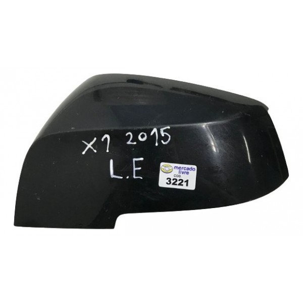 Capa Esquerda Retrovisor Bmw X1 2015 Preto