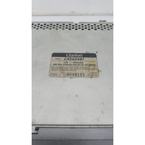 Som Radio Cd Player Mitsubishi Pajero 04/06 Ca540178