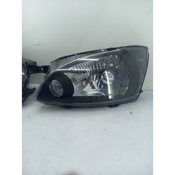 Par Farol Corsa Montana 2008 Á 2012 Mascara Negra Ambos Lados