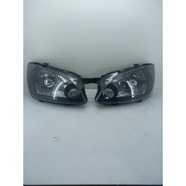 Par Farol Corsa Montana 2008 Á 2012 Mascara Negra Ambos Lados