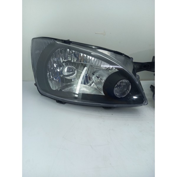 Par Farol Corsa Montana 2008 Á 2012 Mascara Negra Ambos Lados