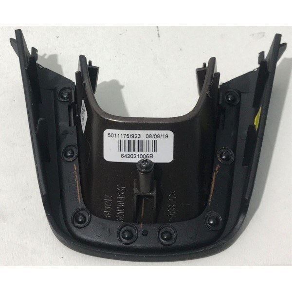 Moldura Inferior Volante Fiat Toro 17/21 Marrom-escuro Lisa