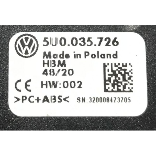 Suporte Usb Traseiro Console Vw Virtus 1.0