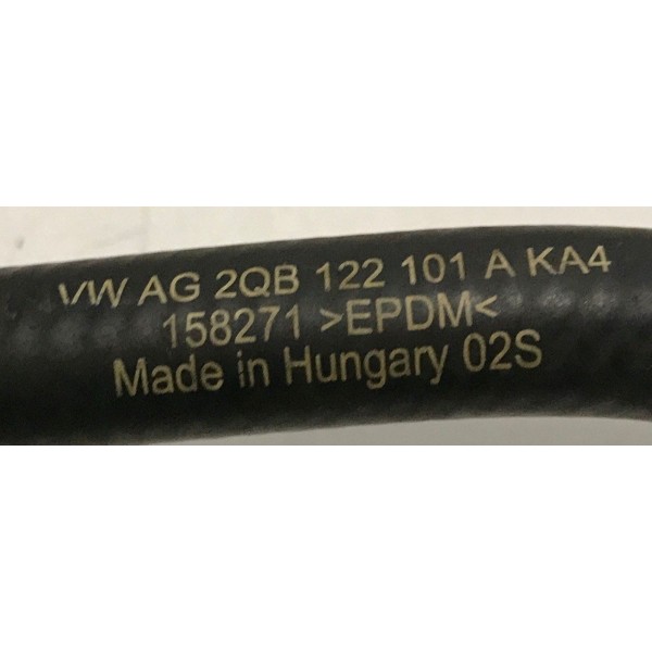 Mangueira Água Do Radiador Volkswagen Nivus Preto