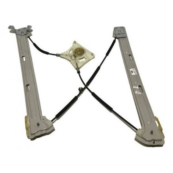 Carcaça Máquina De Vidro Dianteira Esquerda Volkswagen Nivus Cinza