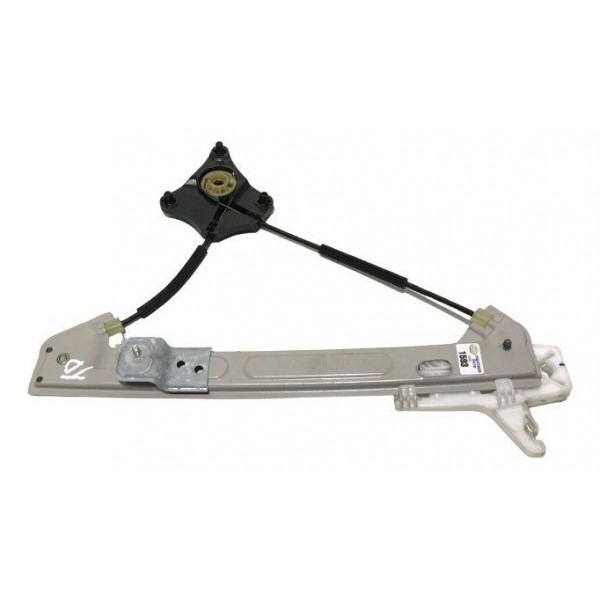 Carcaça Máquina De Vidro Porta Traseira Direita Nivus Prateado