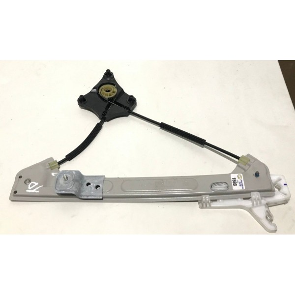 Carcaça Máquina De Vidro Porta Traseira Direita Nivus Prateado