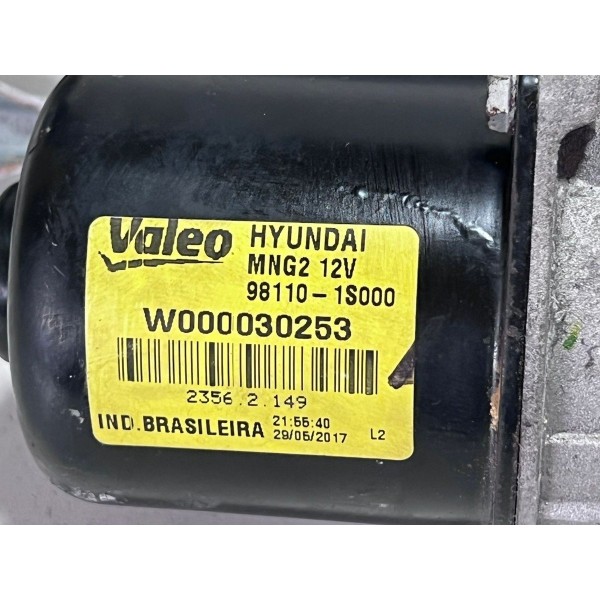 Motor Limpador Parabrisa Galhada Hyundai Hb20 Automotivo