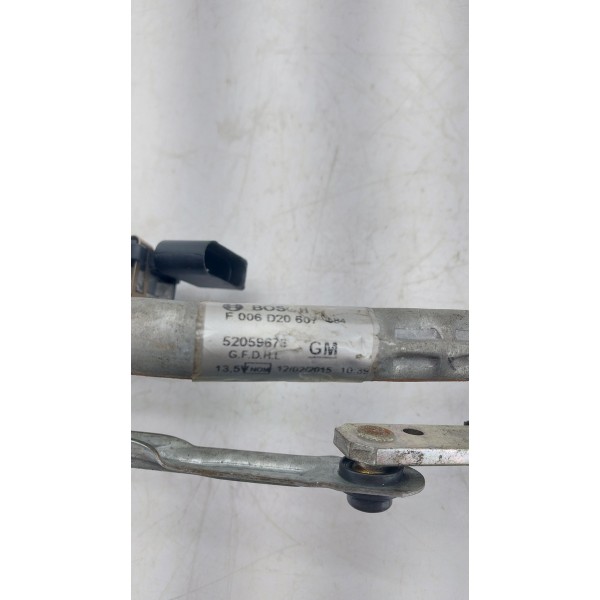 Mecanismo Motor Limpador Gm Onix Original 52059676