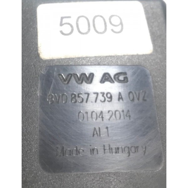 Engate Cinto Duplo Traseiro Central Vw Golf Tsi 2013/18