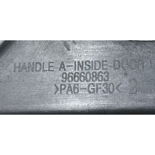 Maçaneta Interna Porta Esq Chevrolet Captiva 2008 2009/2011 Preto