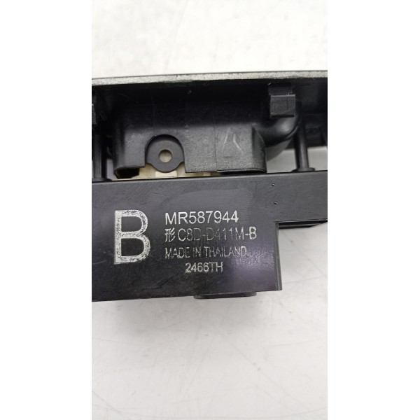 Botão Vidro Elétrico Traseira Esquerdo Acabamento Outlander