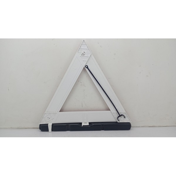 Triangulo Segurança Auto Carro Universal Base Pesada