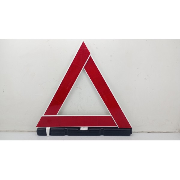 Triangulo Segurança Auto Carro Universal Base Pesada