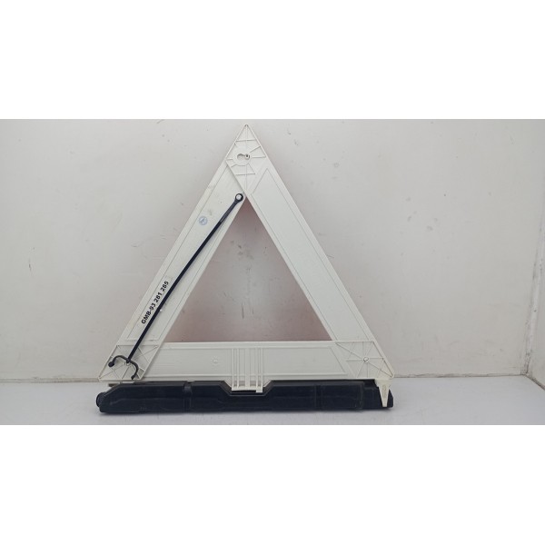 Triangulo Segurança Auto Carro Universal Base Pesada