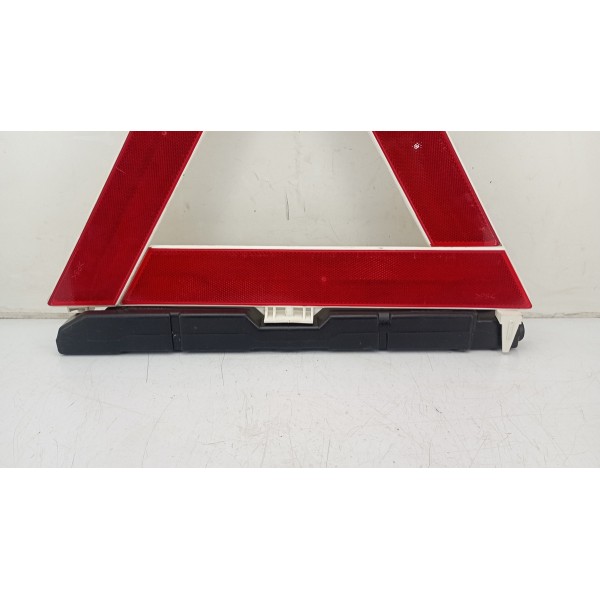 Triangulo Segurança Auto Carro Universal Base Pesada