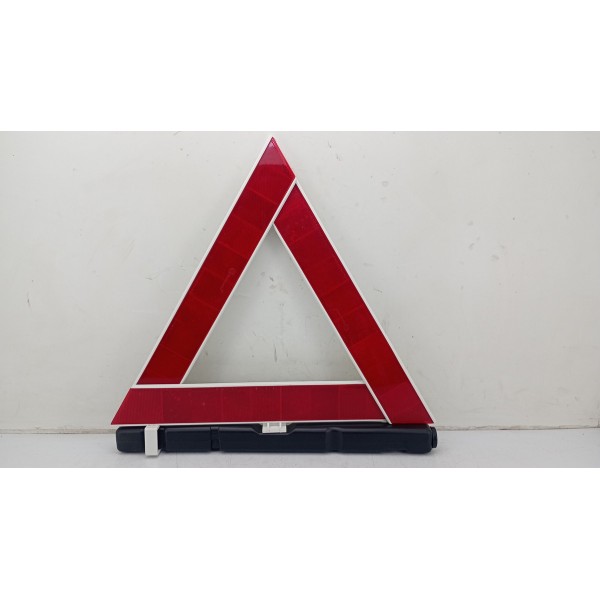 Triangulo Segurança Auto Carro Universal Base Pesada