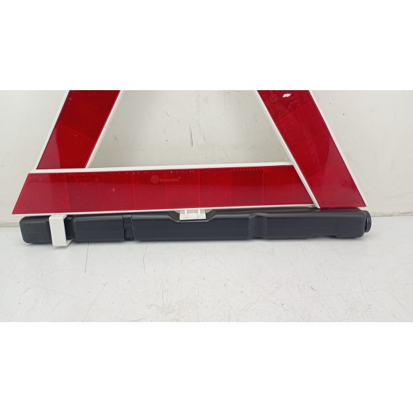 Triangulo Segurança Auto Carro Universal Base Pesada