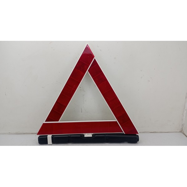 Triangulo Segurança Auto Carro Universal Base Pesada