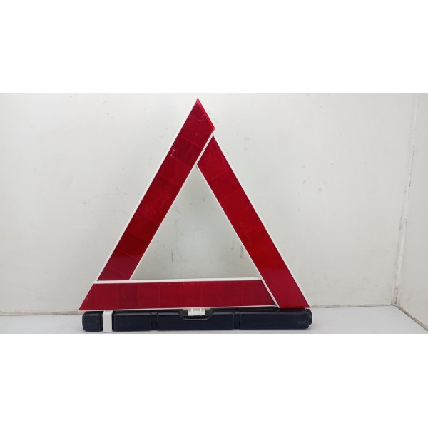 Triangulo Segurança Auto Carro Universal Base Pesada