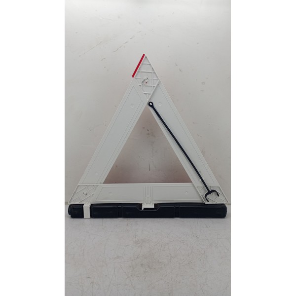 Triangulo Segurança Auto Carro Universal Base Pesada