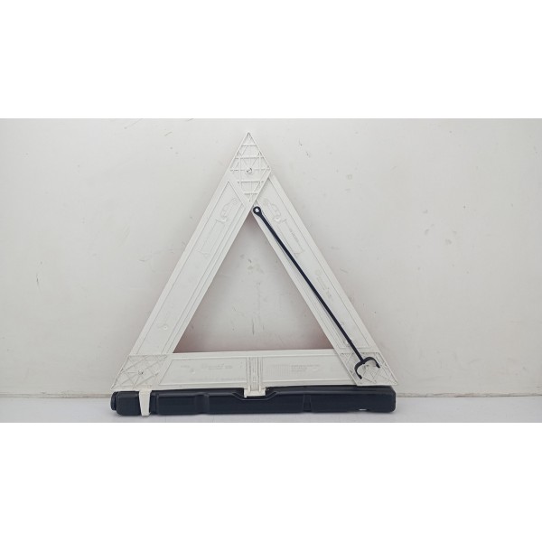 Triangulo Segurança Auto Carro Universal Base Pesada