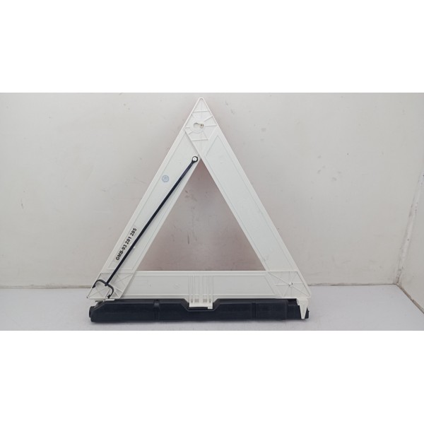 Triangulo Segurança Auto Carro Universal Base Pesada