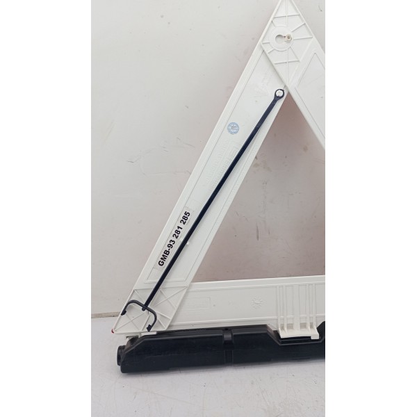 Triangulo Segurança Auto Carro Universal Base Pesada