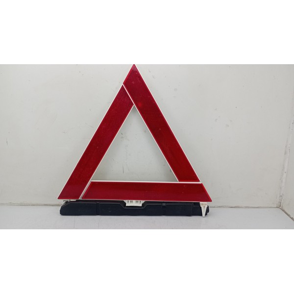 Triangulo Segurança Auto Carro Universal Base Pesada