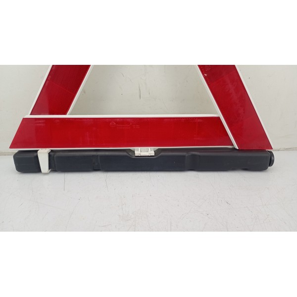 Triangulo Segurança Auto Carro Universal Base Pesada