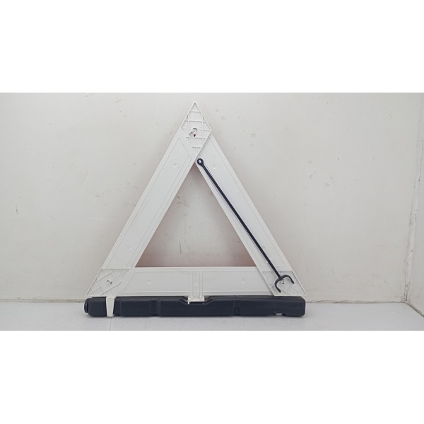 Triangulo Segurança Auto Carro Universal Base Pesada