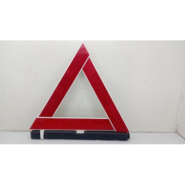 Triangulo Segurança Auto Carro Universal Base Pesada