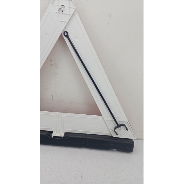 Triangulo Segurança Auto Carro Universal Base Pesada