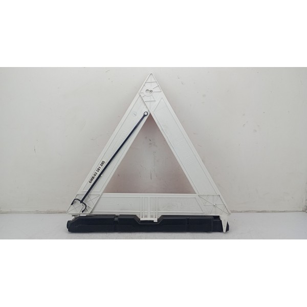 Triangulo Segurança Auto Carro Universal Base Pesada