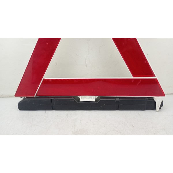 Triangulo Segurança Auto Carro Universal Base Pesada