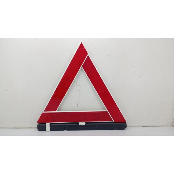 Triangulo Segurança Auto Carro Universal Base Pesada