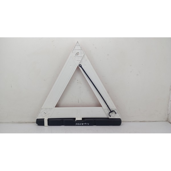 Triangulo Segurança Auto Carro Universal Base Pesada