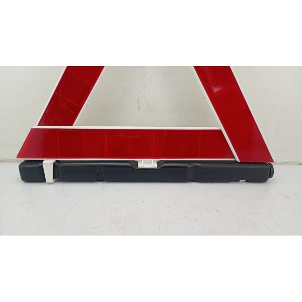 Triangulo Segurança Auto Carro Universal Base Pesada