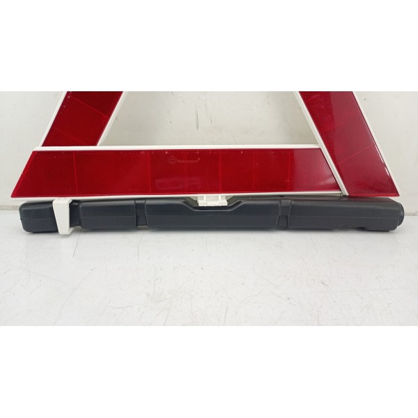 Triangulo Segurança Auto Carro Universal Base Pesada